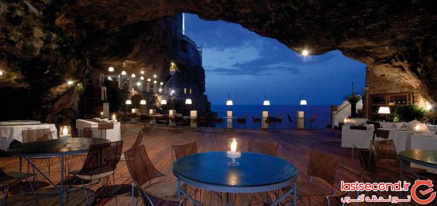 رستوران صخره ای در ایتالیا 