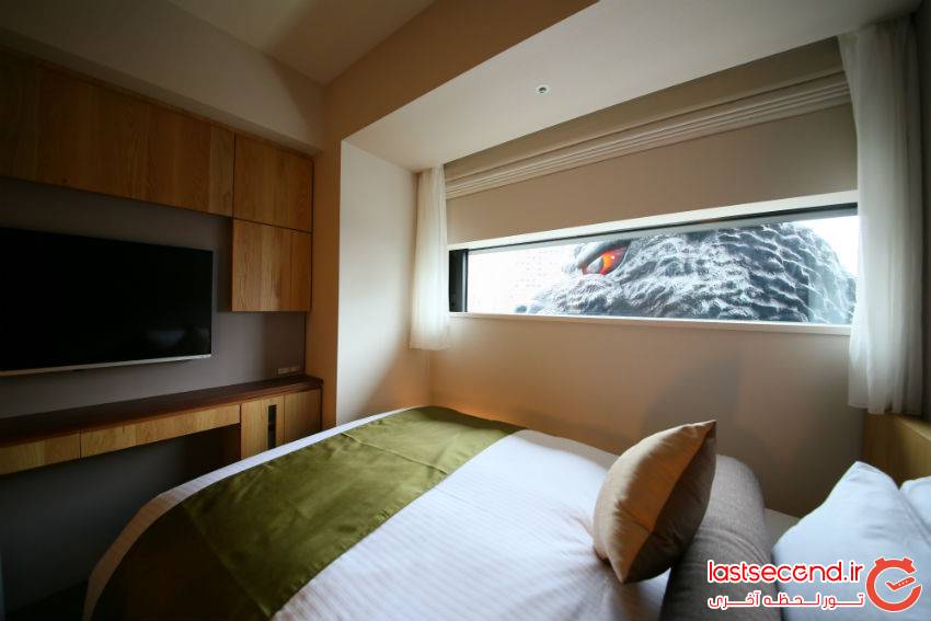  طراحی هتلی به شکل سر گودزیلا در ژاپن   