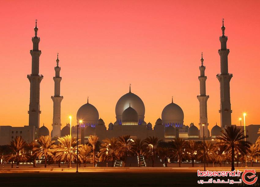آشنایی با مسجد شیخ زاید در ابوظبی 