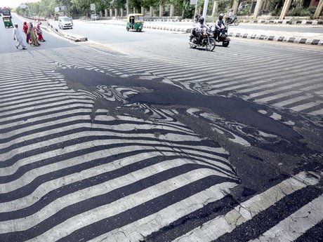 گرما در هند کشته می دهد تاحالا ۱۸۰۰نفر (عکس) 