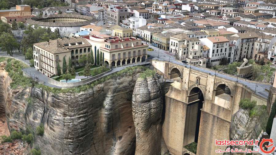  تصاویر زیبا از شهرهای ساخته شده روی صخره   