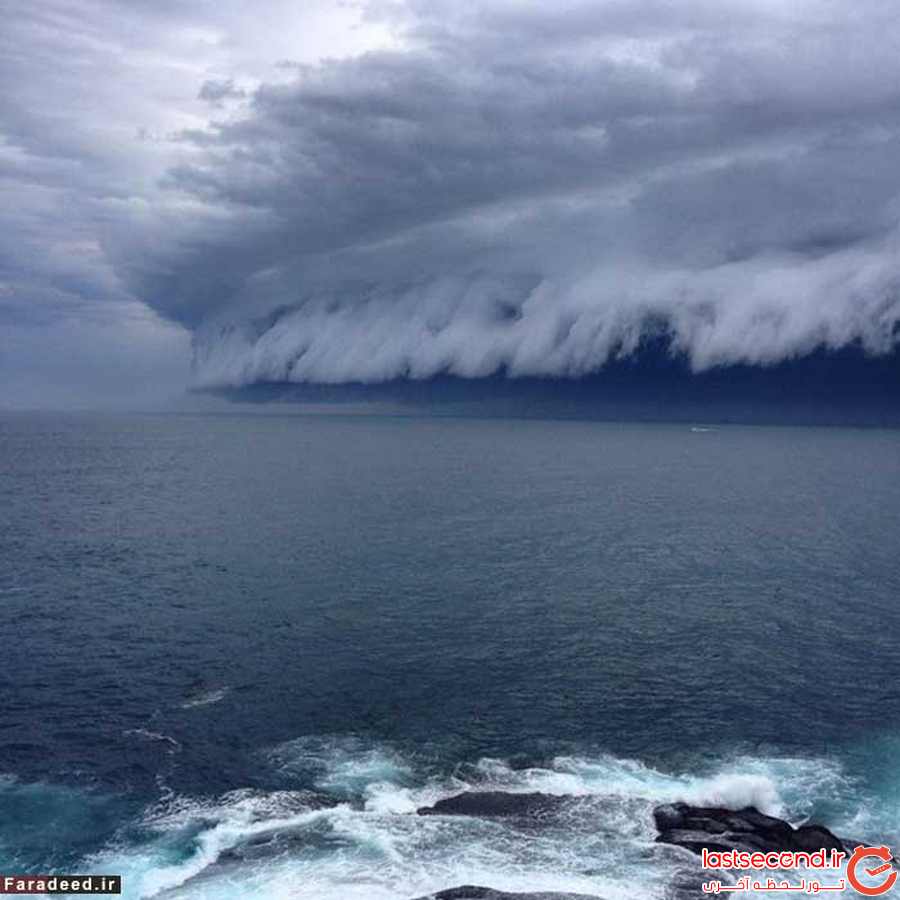 تصاویری جالب از پدیده ای نادر در آسمان سیدنی   