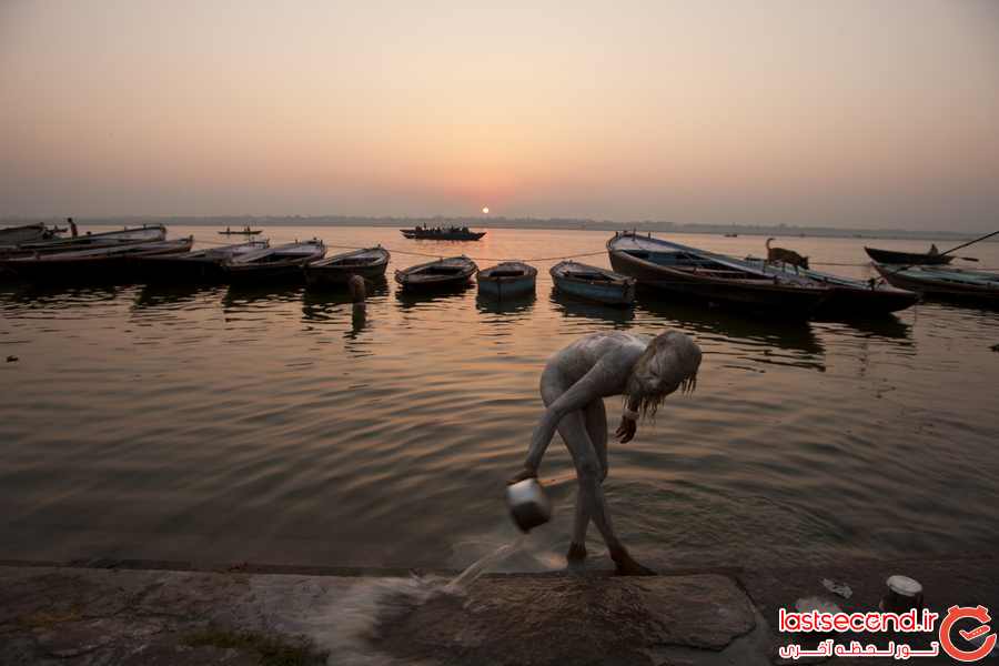  تصاویری جالب از زندگی و آیین های عجیب مردم بنارس