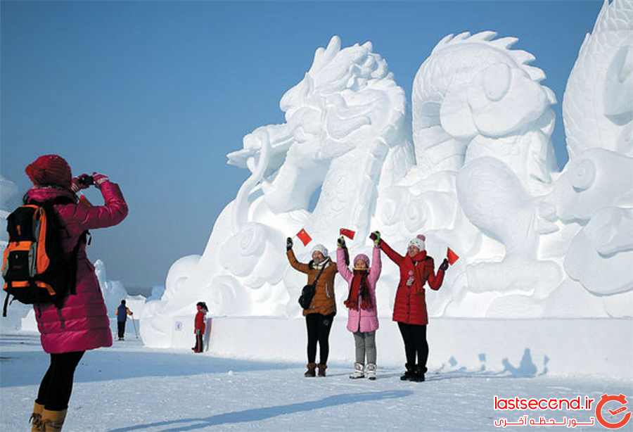  جشنواره ساختمان های برفی در چین   
