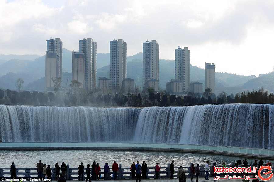  بزرگترین آبشار مصنوعی آسیا/   