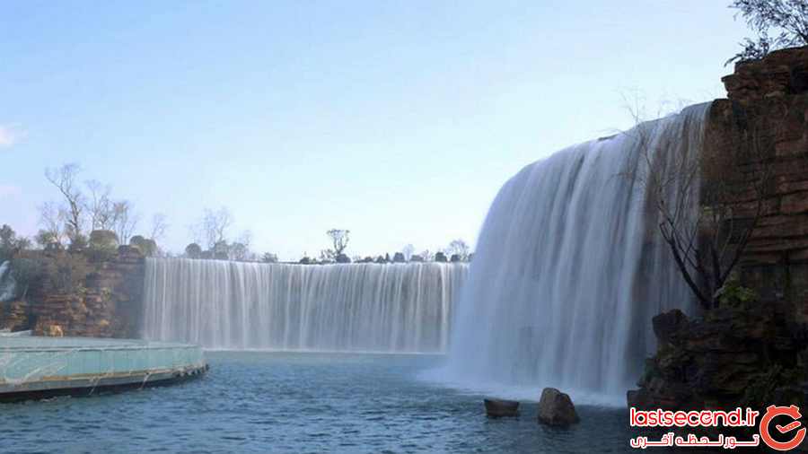  بزرگترین آبشار مصنوعی آسیا/   