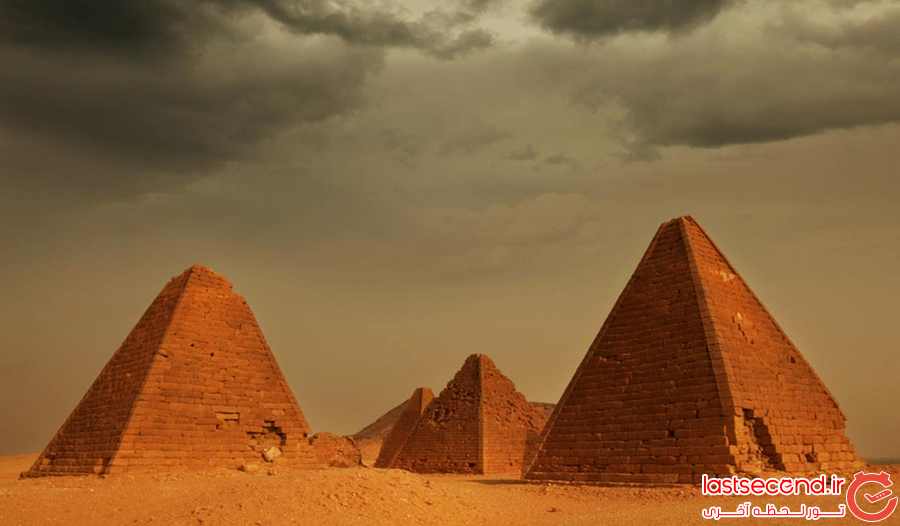 اهرام باستانی مرواه در سودان   