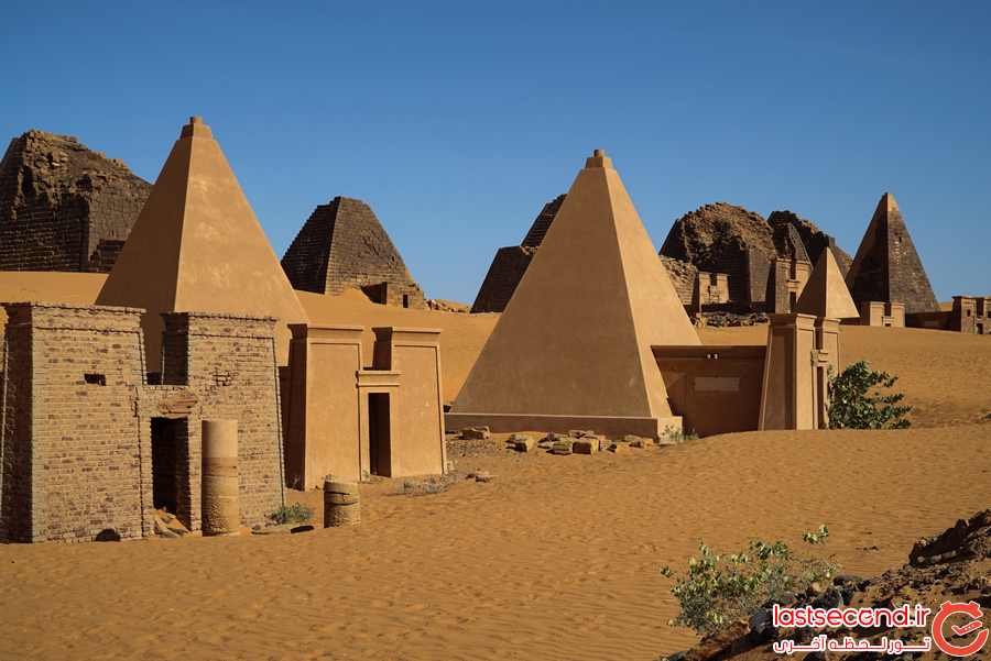اهرام باستانی مرواه در سودان   