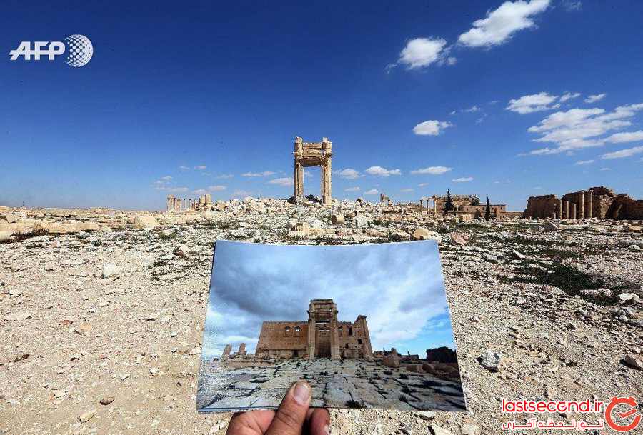   تصاویری از پالمیرا، قبل و بعد از هجوم داعش  