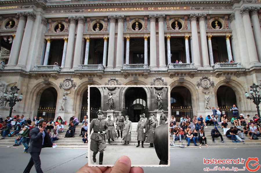 زنده کردن تاریخ پاریس با ترکیب عکس ها