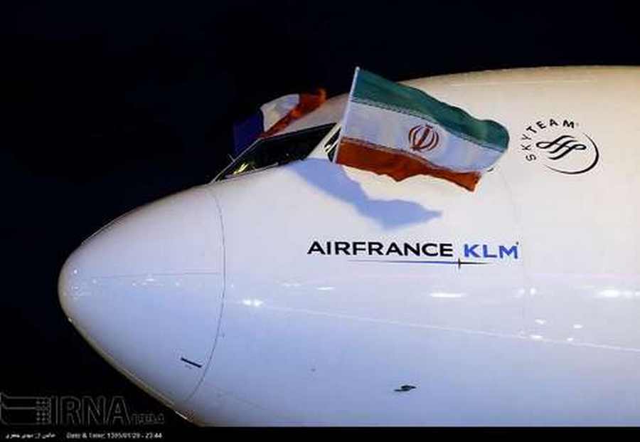 اولین پرواز ایرفرانس به تهران بعد از 8 سال!