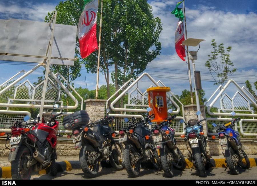 جهانگردان موتورسوار در ایران