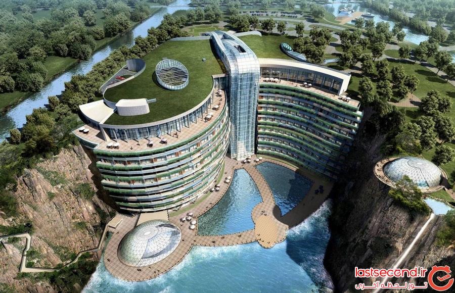 زیباترین هتل جهان در دل معدن سنگ 