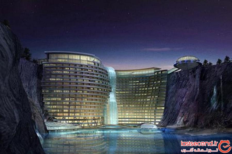 زیباترین هتل جهان در دل معدن سنگ 