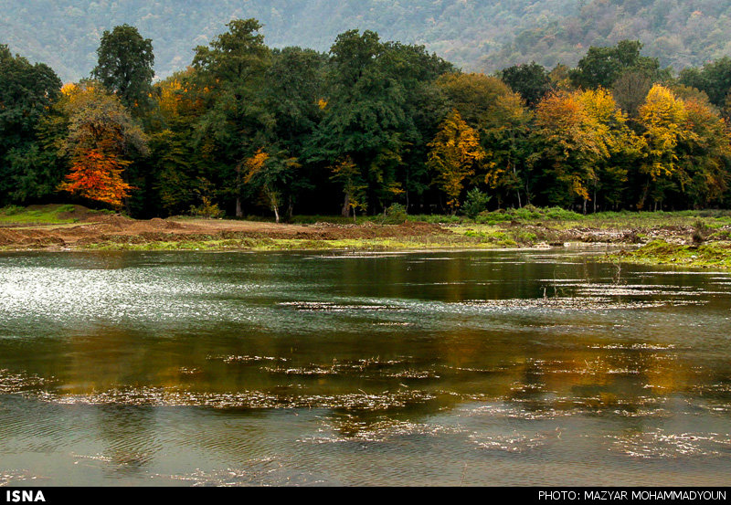  پاییز رویایی آبشار و دریاچه کبودال علی‌آباد کتول - گلستان