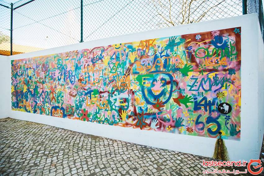  سالمندان لیسبون، دیوار های شهرشان را نقاشی کردند   