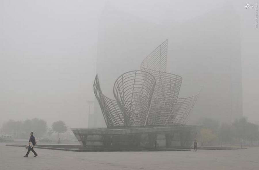 آلودگی هوای بی سابقه در چین+ تصاویر   