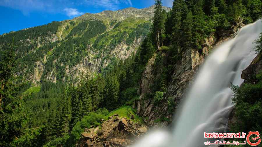 تصاویری زیبا از کریمل، بلندترین آبشار اروپا   