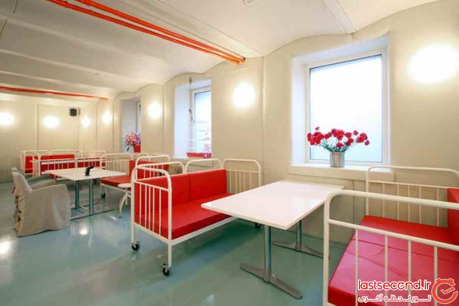  تصاویری جالب از  طراحی رستورانی شبیه به بیمارستان   